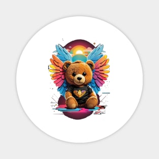 Cute angel Teddy bear Magnet